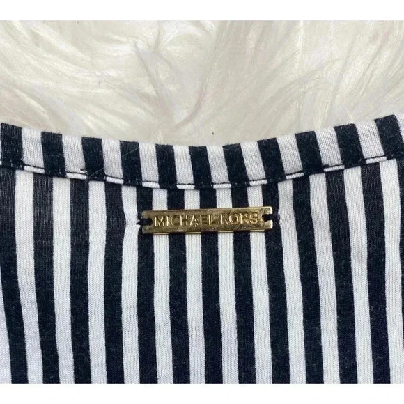 Striped Michael Kors Peplum Top - Picture 4 of 5